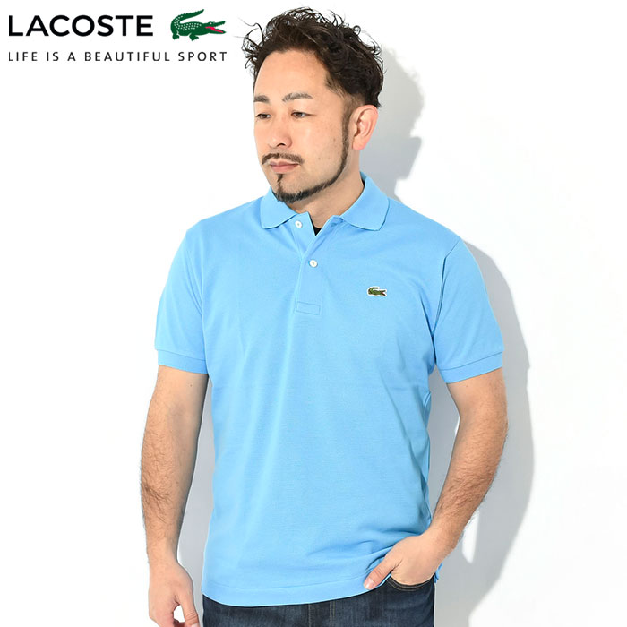 ラコステ ポロシャツ 日本製 定番 半袖ポロ LACOSTE メンズ L1212 ジ