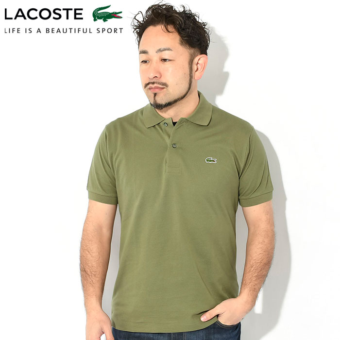 ラコステジャパン製 ラコステ ポロシャツ L1212AL ライトブルー 4 LACOSTE ラコステ ポロシャツ 日本製 定番 半袖ポロ メンズ