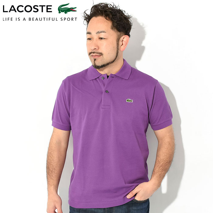 LACOSTE ラコステ ポロシャツ 日本製 定番 半袖ポロ メンズ