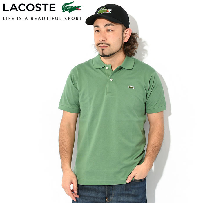 ラコステ ポロシャツ 日本製 定番 半袖ポロ LACOSTE メンズ L1212 ジ