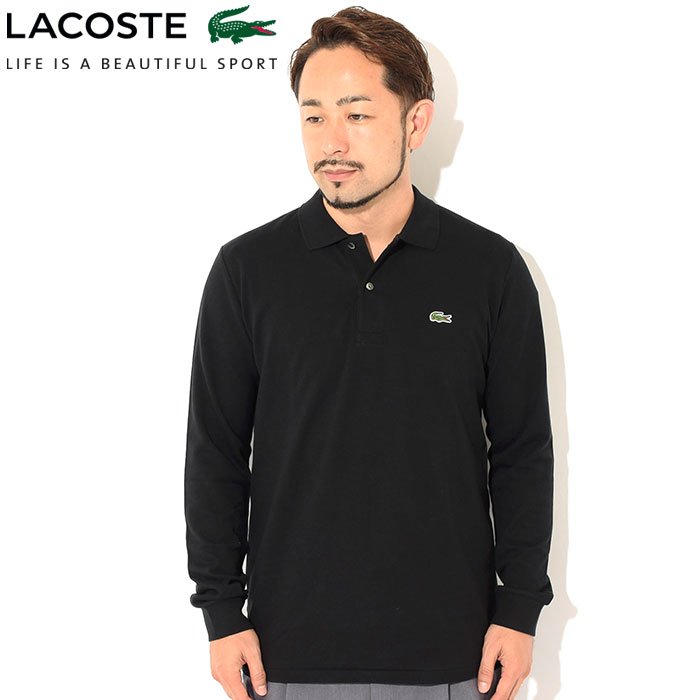 ラコステ ポロシャツ 日本製 定番 長袖 LACOSTE メンズ L1312LJ ジ