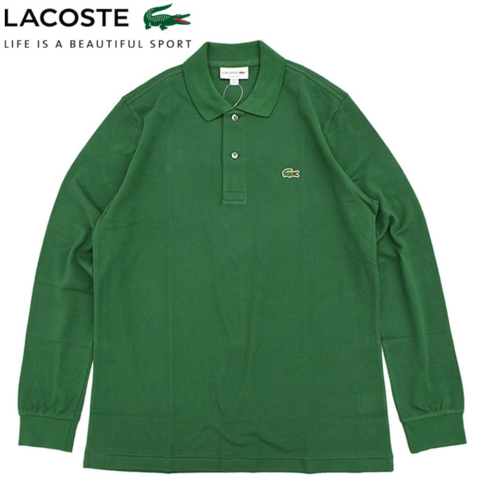 ラコステ ポロシャツ 日本製 定番 長袖 LACOSTE メンズ L1312DL ジ オリジン ポロ 男性用 ( L1312DL The Origin  Polo Shirt L1312LJ-99 )