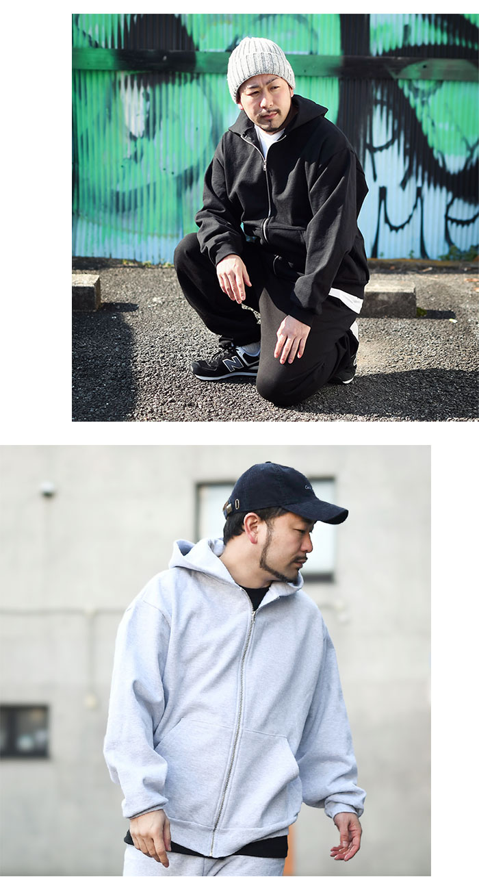 LOS ANGELES APPAREL ロサンゼルスアパレル パーカー ジップ