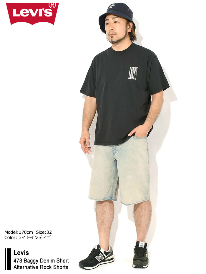 Levi's（リーバイス） ハーフパンツ Levis メンズ 478 バギー デニム