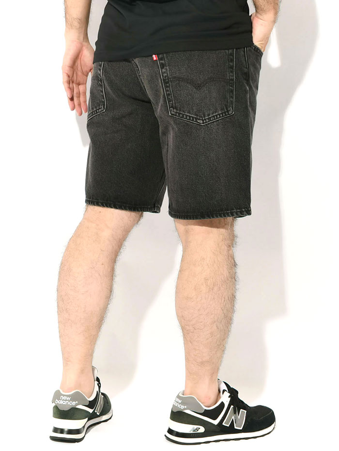Levi's ブラックデニムショートパンツ 90s USA製 Levi'sリーバイス 501 ペンキ飛び カットオフ
