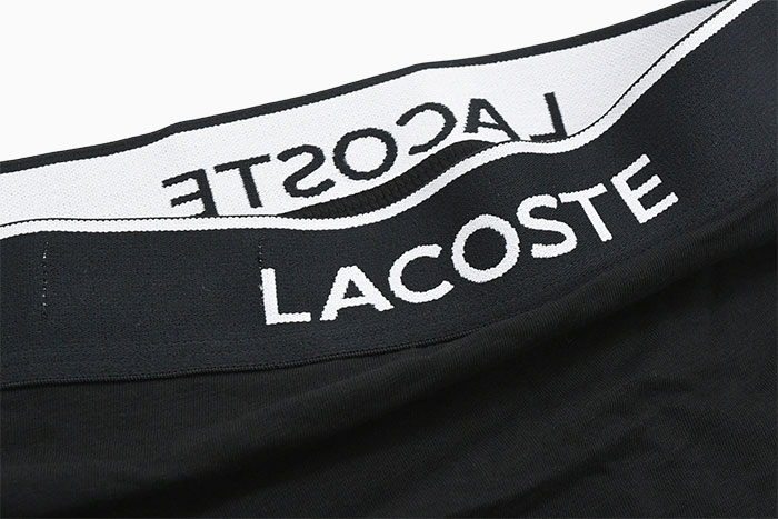 LACOSTE（ラコステ） ボクサーパンツ メンズ 3パック プレーン