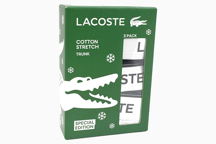 LACOSTE（ラコステ） ボクサーパンツ メンズ 3パック ジャカード