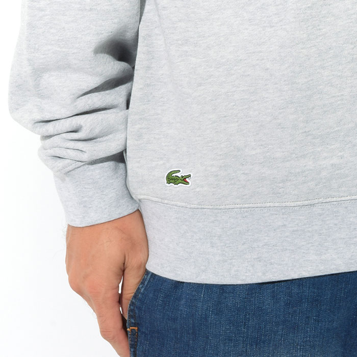 ラコステ　新品　メンズ　スウェット　トレーナー(アリゲーター/ライトグレーS) LACOSTE ラコステ トレーナー メンズ SH9689L クルー スウェット