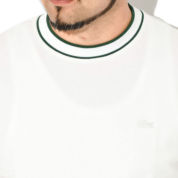 LACOSTE メンズ半袖Tシャツ LACOSTE ラコステ Tシャツ 半袖 メンズ TH1004 ( S/S Tee 鹿の子