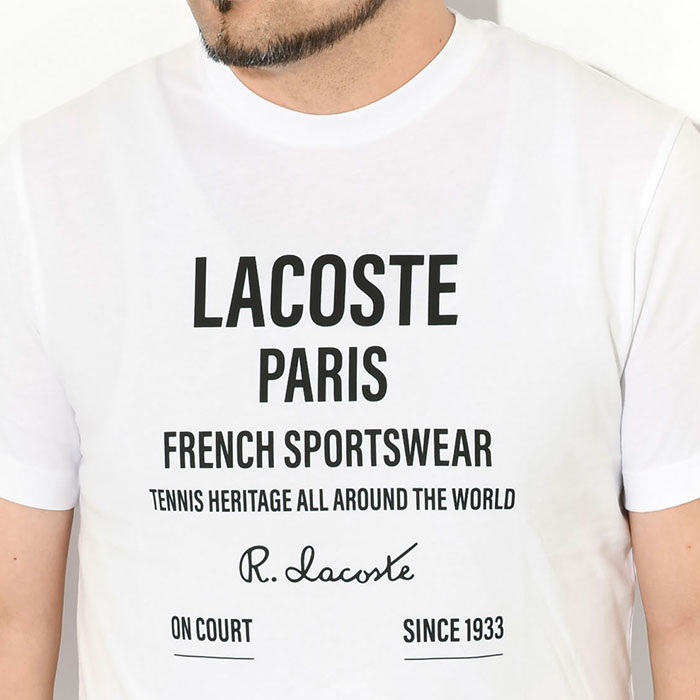 LACOSTE（ラコステ） Tシャツ 半袖 メンズ TH2692 ( TH2692 S/S Tee T