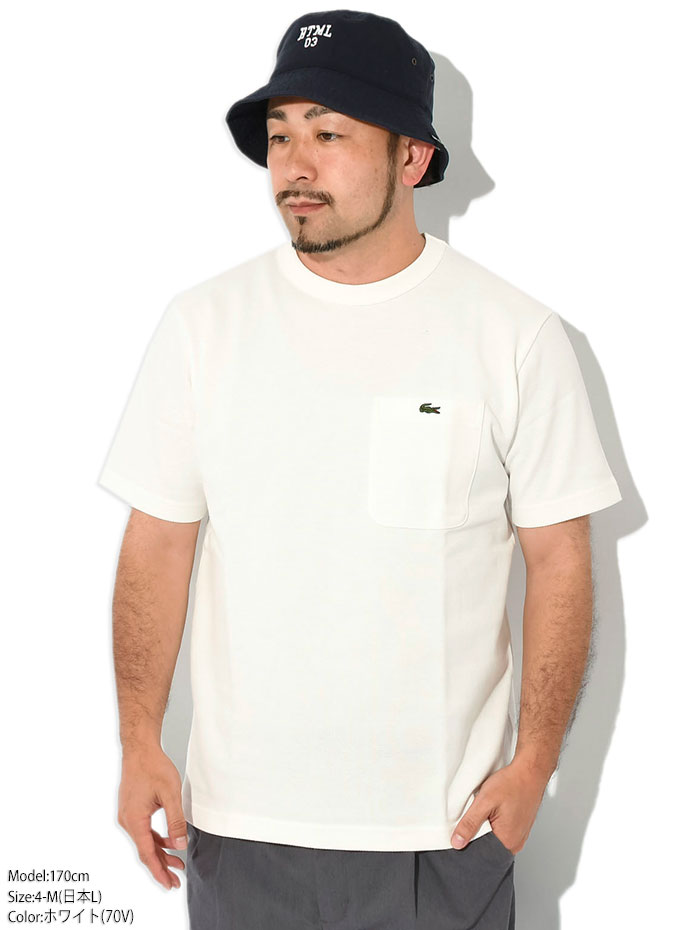 LACOSTE ラコステ Tシャツ 半袖 メンズ TH4921 ( S/S Tee 鹿の子