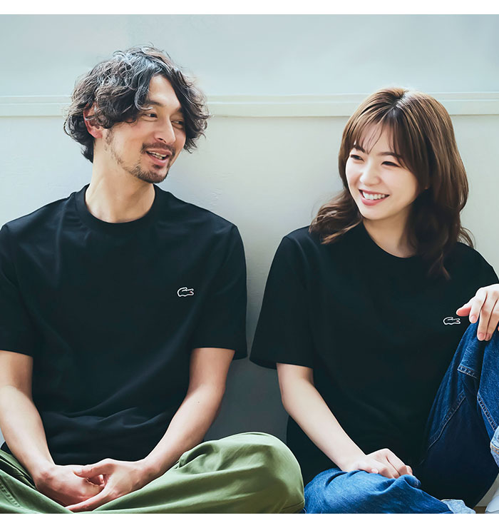 LACOSTEラコステのTシャツ TH5582 Crew Neck01