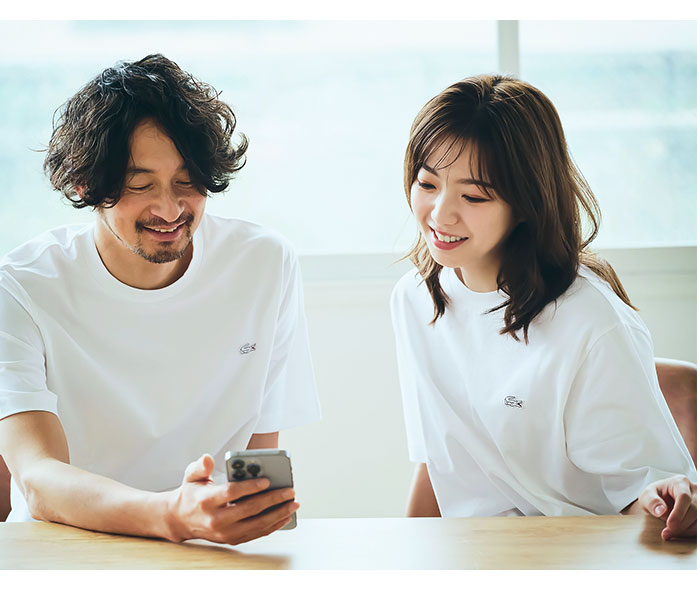 LACOSTEラコステのTシャツ TH5582 Crew Neck09