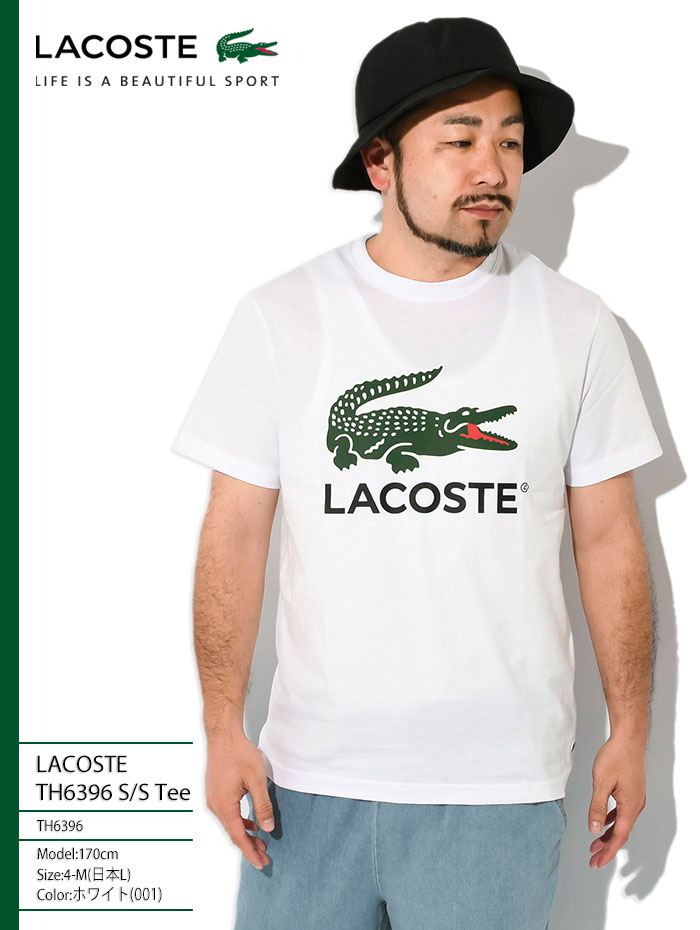 LACOSTE（ラコステ） Tシャツ 半袖 メンズ TH6396 ( TH6396 S/S Tee