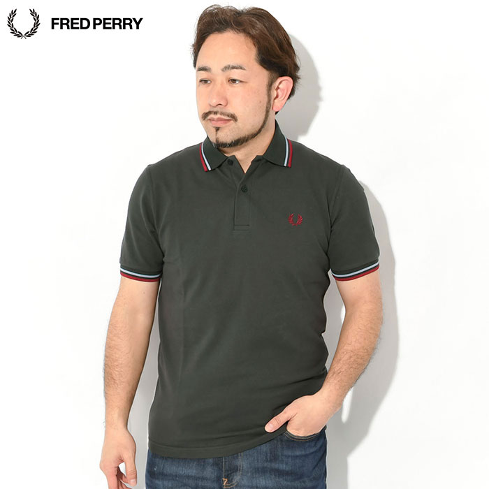 FRED PERRY（フレッドペリー） ポロシャツ 英国製 半袖 メンズ M12
