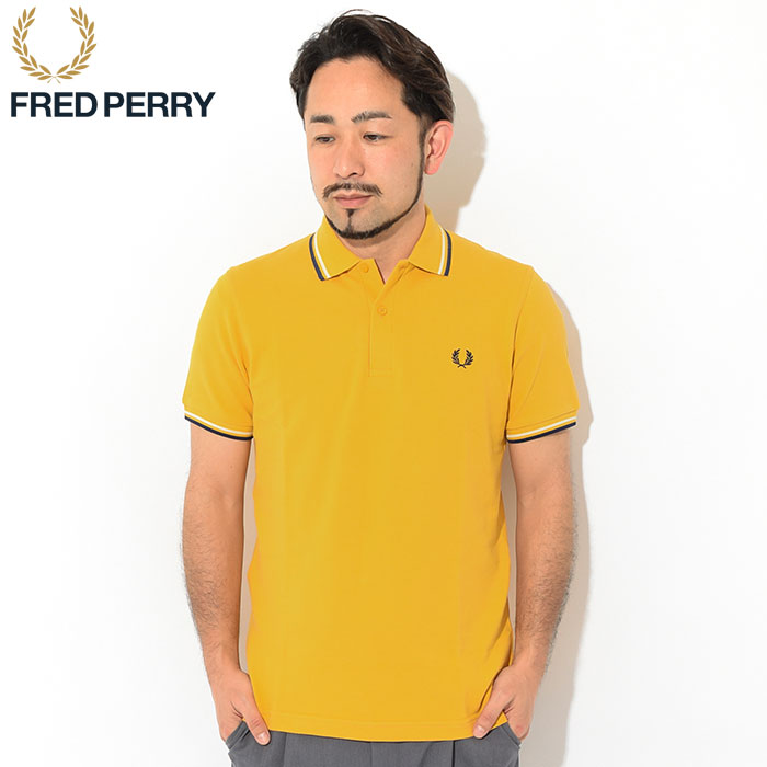 フレッドペリー ポロシャツ 英国製 半袖 FRED PERRY メンズ M12