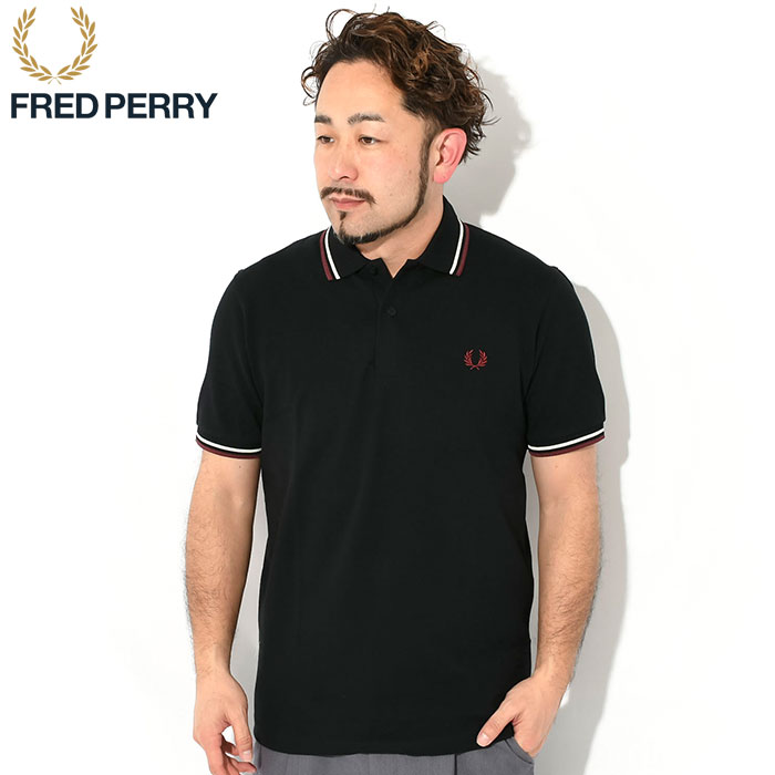 フレッドペリー ポロシャツ 英国製 半袖 FRED PERRY メンズ M12 イングランド ポロ ...