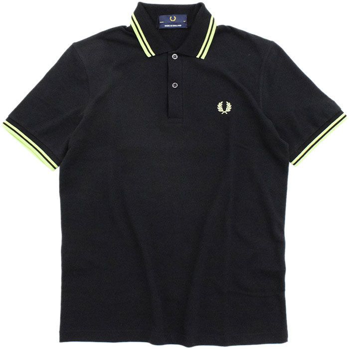 フレッドペリー ポロシャツ 英国製 半袖 FRED PERRY メンズ M12