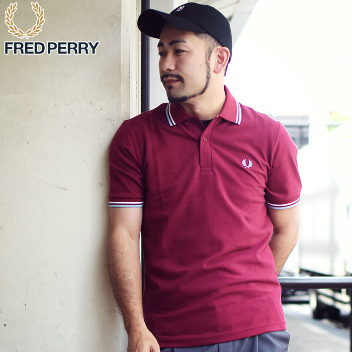 フレッドペリー ポロシャツ 英国製 半袖 FRED PERRY メンズ M12