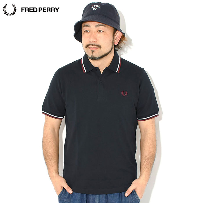 FRED PERRY（フレッドペリー） ポロシャツ 英国製 半袖 メンズ M12