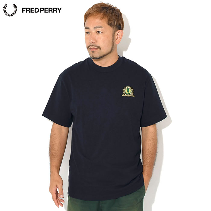 FRED PERRY（フレッドペリー） Tシャツ 半袖 メンズ テニス バッジ