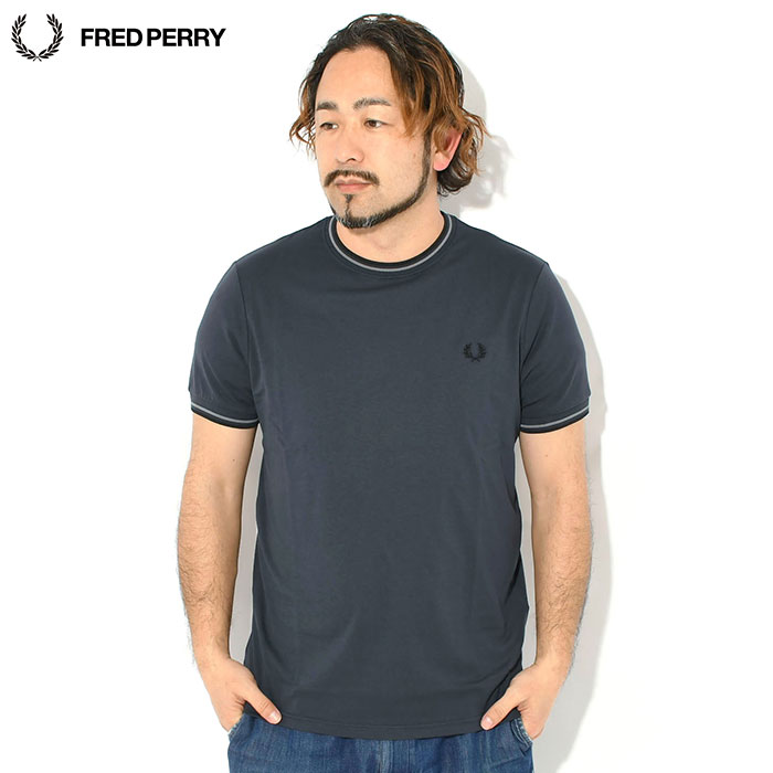 FRED PERRY（フレッドペリー） Tシャツ 半袖 メンズ ツイン ティップド