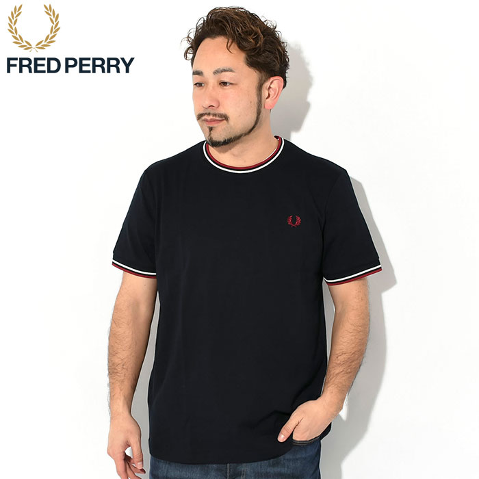 フレッドペリー Tシャツ 半袖 FRED PERRY メンズ ツイン ティップド 