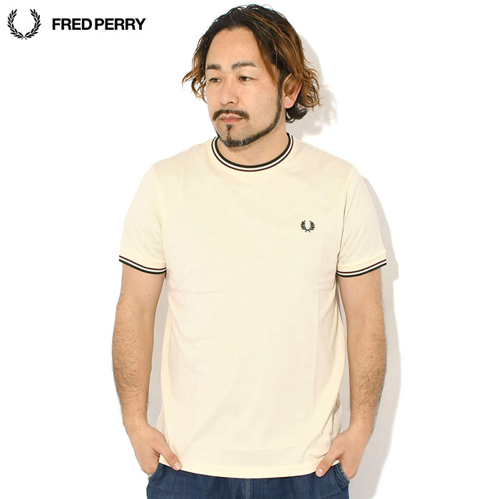 FRED PERRY（フレッドペリー） Tシャツ 半袖 メンズ ツイン ティップド