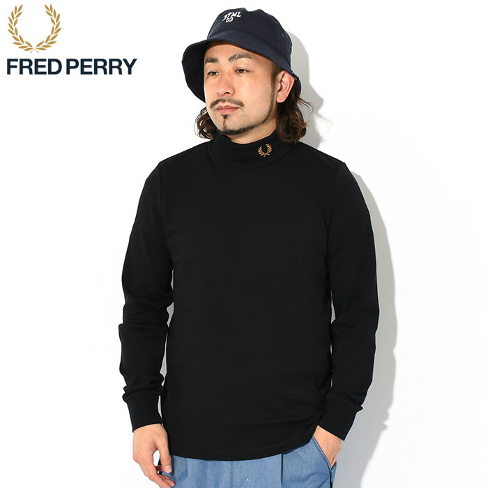 FRED PERRY フレッドペリー カットソー 長袖 メンズ ロール