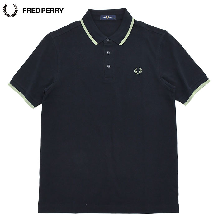 Fred Perry ポロシャツ2着　ブラック&カーキ FRED PERRY＞ツインティップ ポロシャツ（ポロシャツ）｜FRED PERRY
