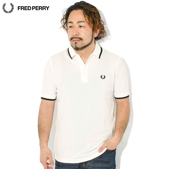 【希少】 FRED PERRY Jamie Reid ポロシャツ 40 ホワイト FRED PERRY（フレッドペリー） ポロシャツ 半袖 メンズ カラー