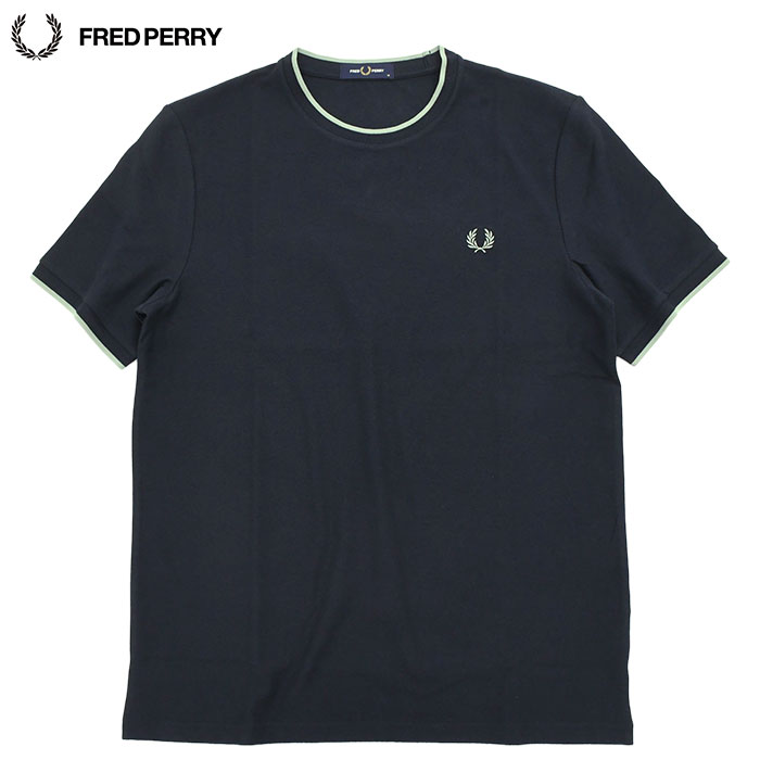 FRED PERRY（フレッドペリー） Tシャツ 半袖 メンズ トリム ディテール