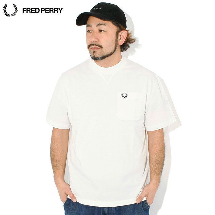 cheanggo様 【最終値下】FRED PERRY 半袖Tシャツ M ホワイト フレッドペリー FRED PERRY FRED PERRY TAPED RINGER T-SHIRT SNOW