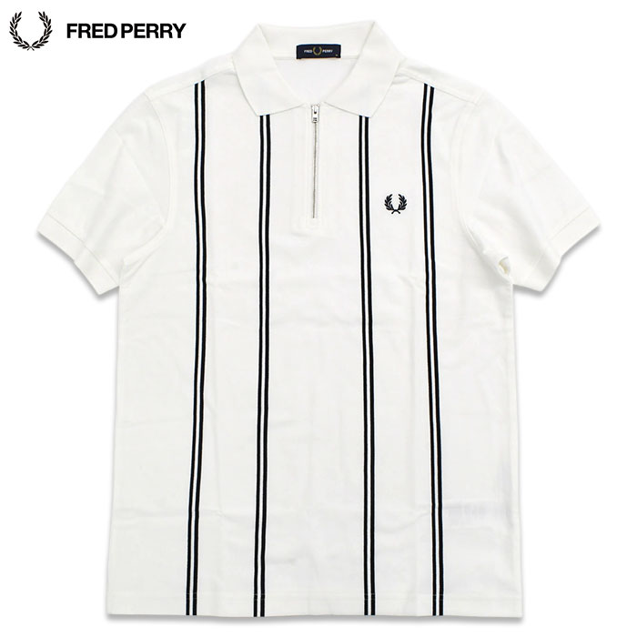 FRED PERRY（フレッドペリー） ポロシャツ 半袖 メンズ バーティカル