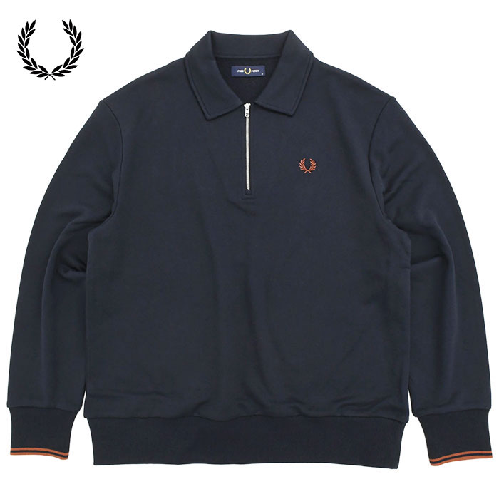 FRED PERRY（フレッドペリー） トレーナー メンズ ハーフ ジップ