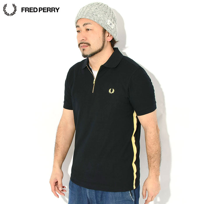 FRED PERRY（フレッドペリー） ポロシャツ 半袖 メンズ ストライプ