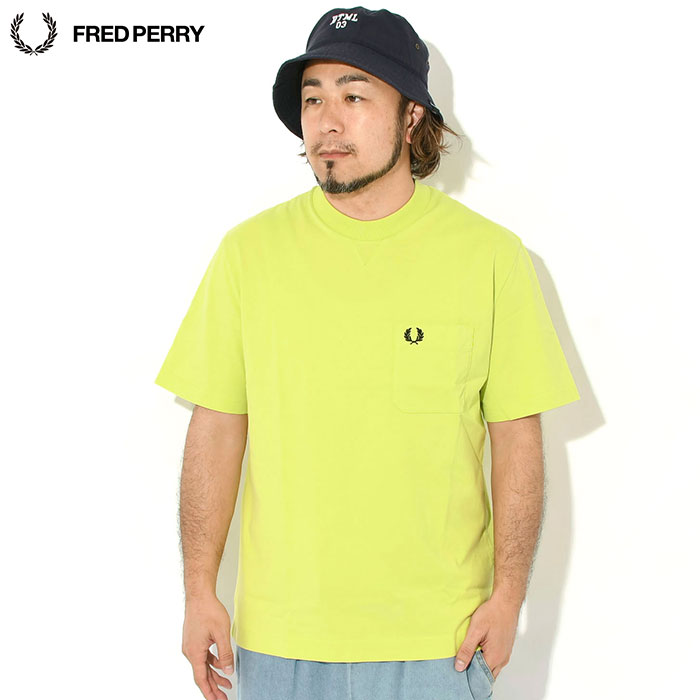 FRED PERRY(フレッドペリー) Tシャツ 半袖 メンズ ウォッシュド FRED PERRY(フレッドペリー) Tシャツ 半袖 メンズ ウォッシュド