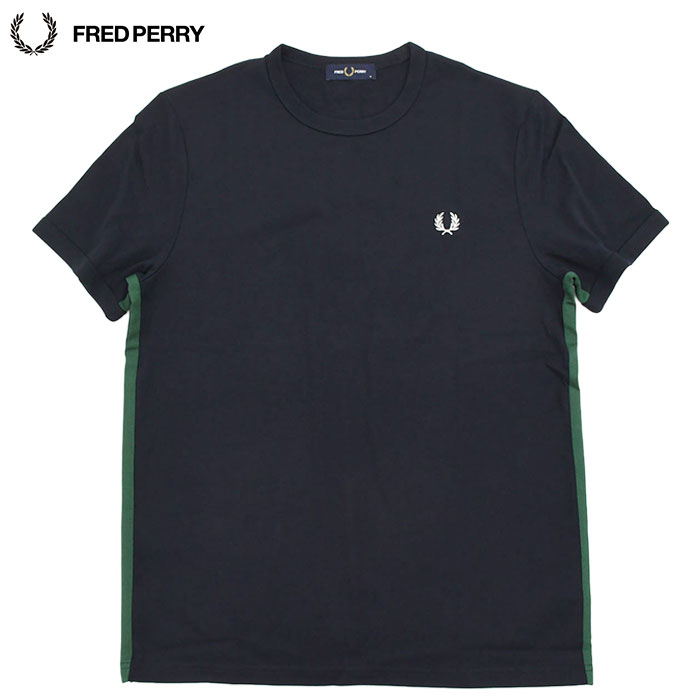 FRED PERRY（フレッドペリー） Tシャツ 半袖 メンズ ストライプ テープ