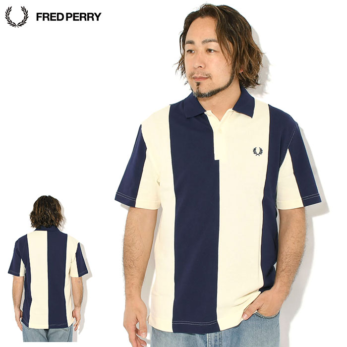 FRED PERRY（フレッドペリー） ポロシャツ 半袖 メンズ カット アンド