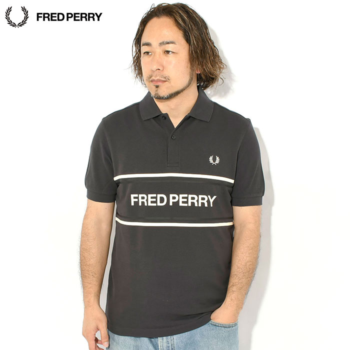 FRED PERRY（フレッドペリー） ポロシャツ 半袖 メンズ グラフィック