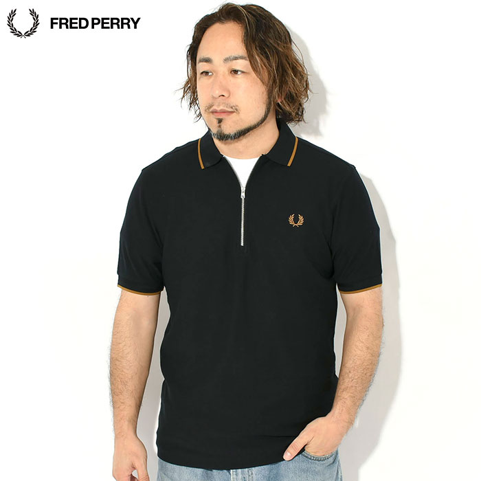 FRED PERRY（フレッドペリー） ポロシャツ 半袖 メンズ クレープ ピケ