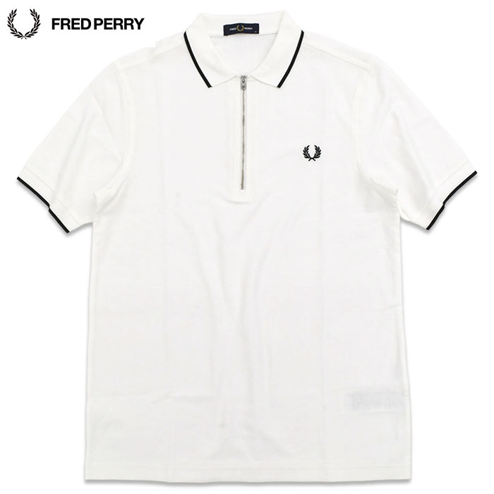 FRED PERRY（フレッドペリー） ポロシャツ 半袖 メンズ クレープ ピケ