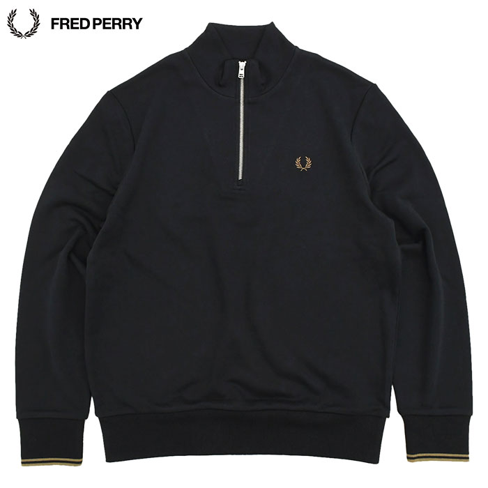 FRED PERRY フレッドペリー トレーナー メンズ ハーフ ジップ