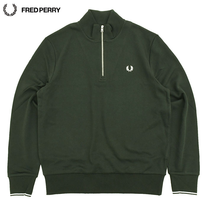 FRED PERRY フレッドペリー トレーナー メンズ ハーフ ジップ