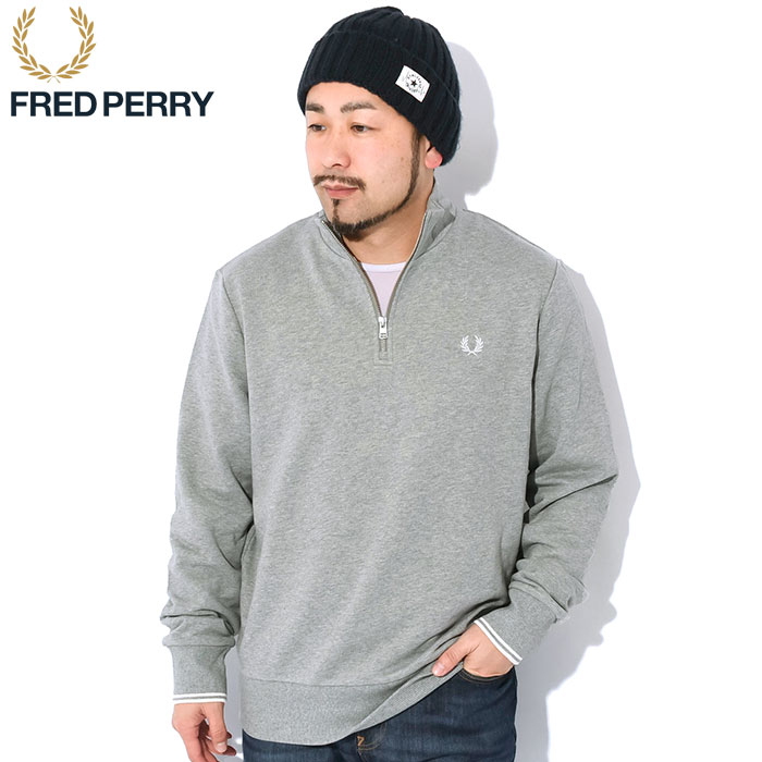 フレッドペリー トレーナー FRED PERRY メンズ ハーフ ジップ スウェット ( M3574 Half Zip Sweat トップス )｜icefield｜04