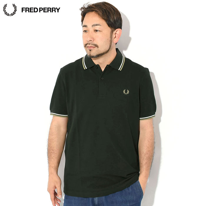 FRED PERRY（フレッドペリー） ポロシャツ 半袖 メンズ ツイン