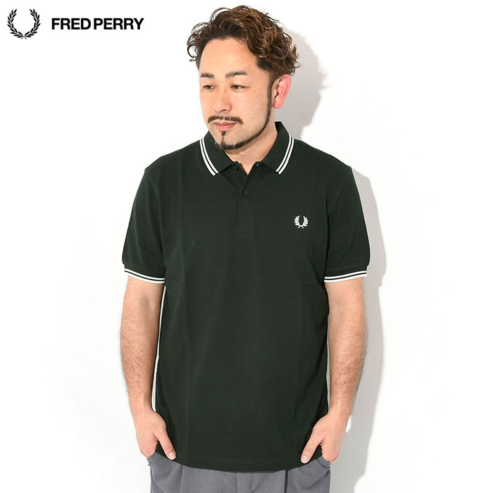 FRED PERRY（フレッドペリー） ポロシャツ 半袖 メンズ ツイン