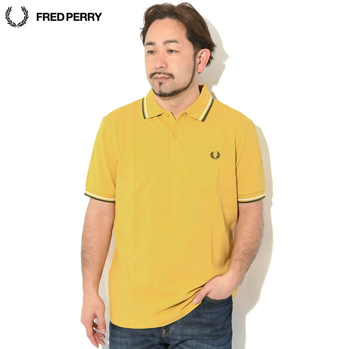 フレッドペリーFRED PERRY ノースリーブポロシャツ ポロシャツ　イエロー フレッドペリーFRED PERRY ノースリーブポロシャツ ポロシャツ