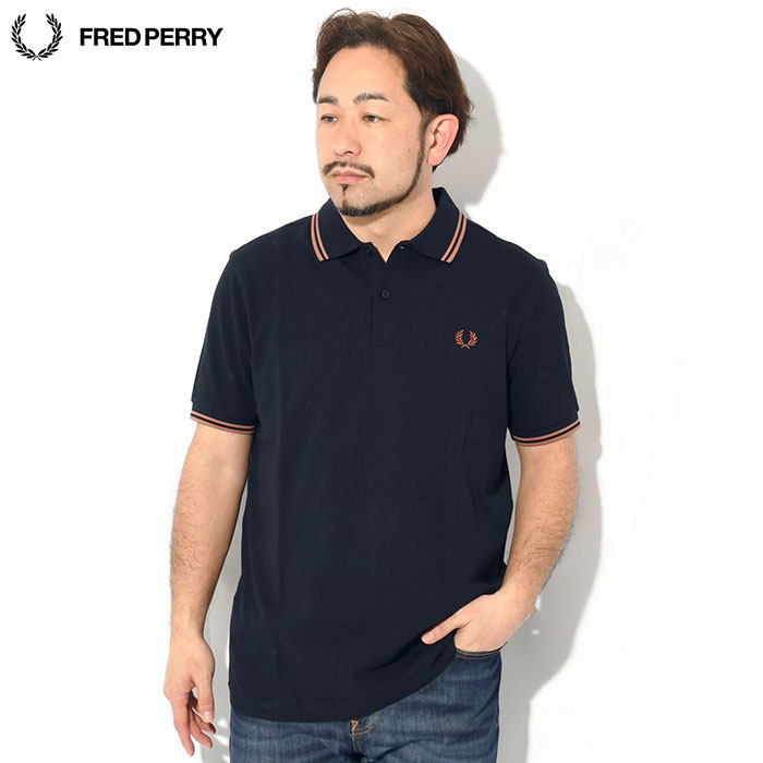 FRED PERRY（フレッドペリー） ポロシャツ 半袖 メンズ ツイン