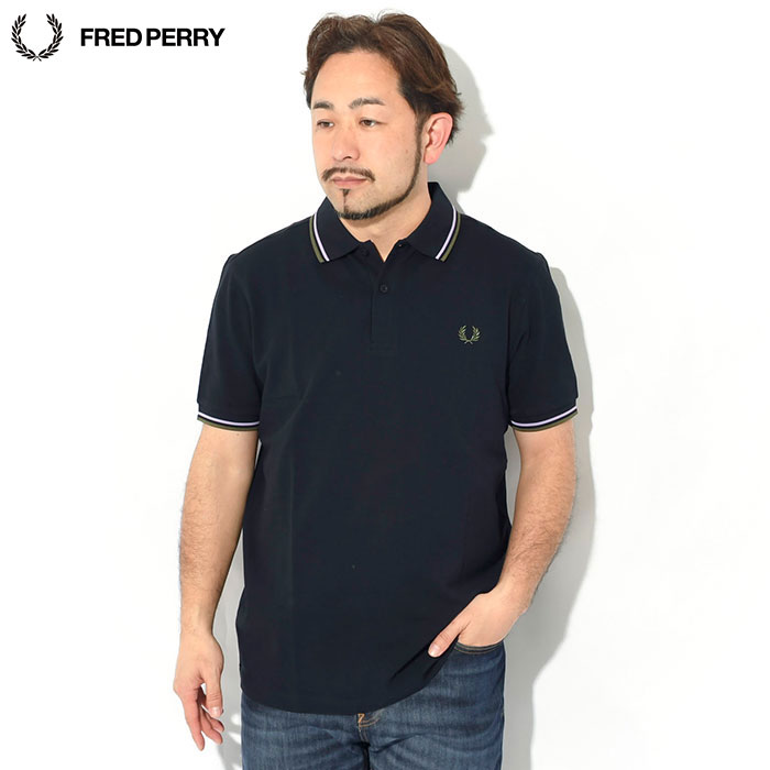FRED PERRY（フレッドペリー） ポロシャツ 半袖 メンズ ツイン